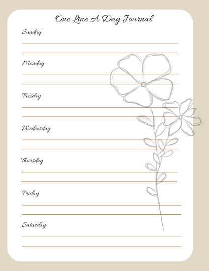 2023 Weekly Wellness Planner
